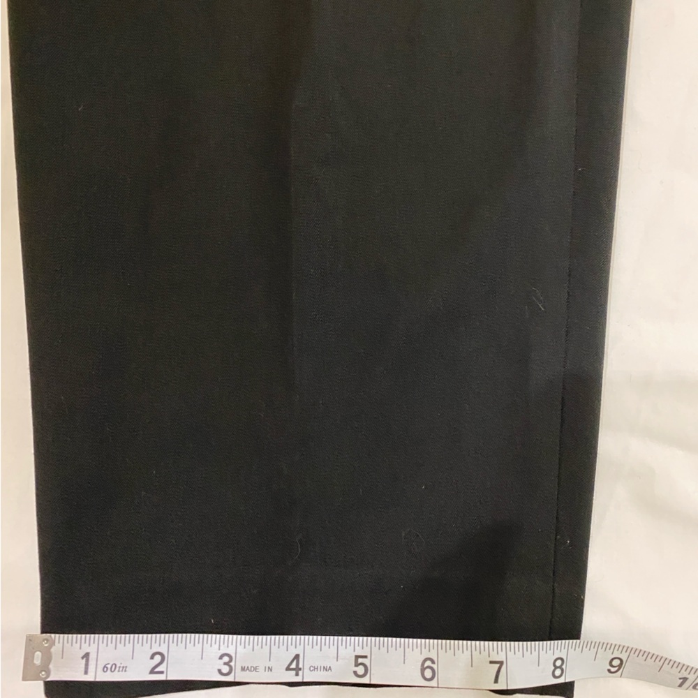 🆕Talbots Petite Black Classic Fit‎ High Rise Straight Leg Stretch Trousers 14W - Picture 9 of 9